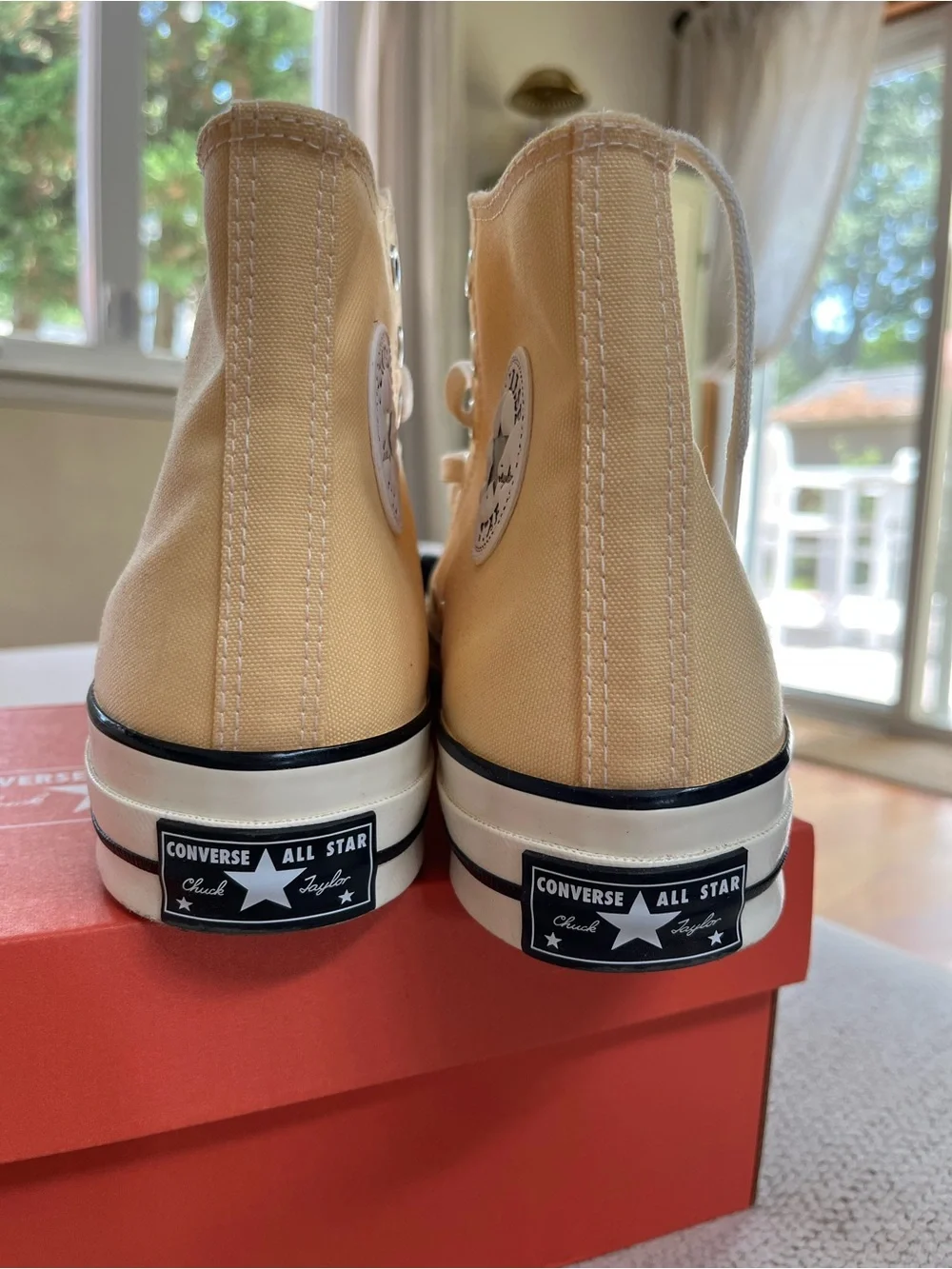 Converse Chuck Taylor All Star High Top Sneakers - Pale Yellow